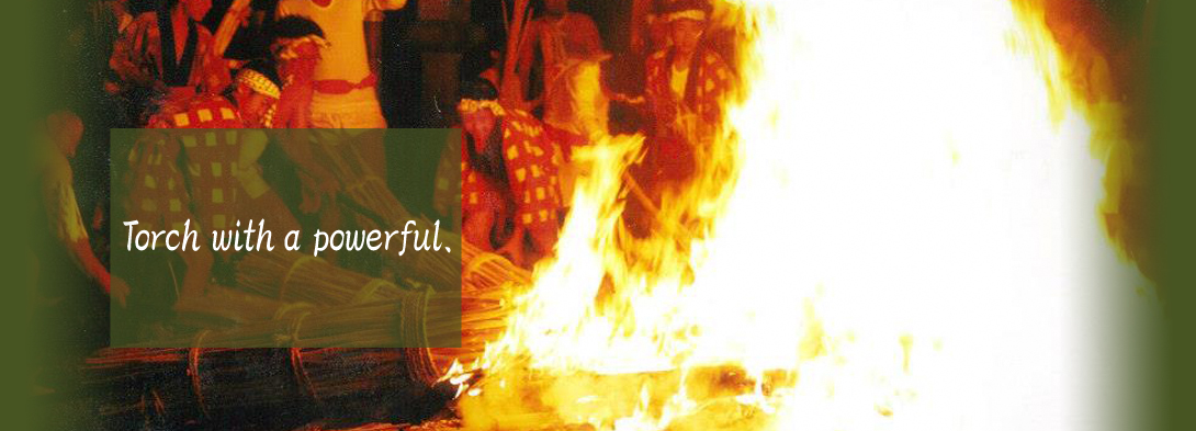 Torch with a powerful.