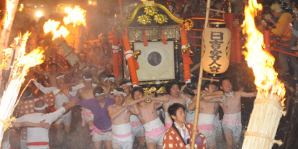 神戸山王まつり　客人宮（まろうどのみや）